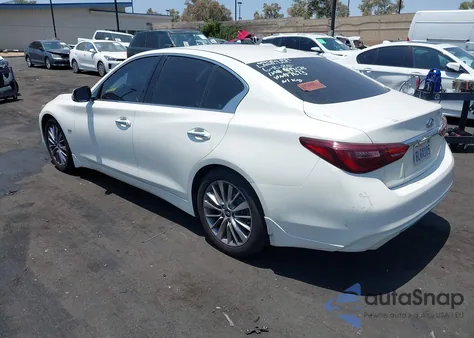 2019 Infiniti Q50 3.0T Luxe z USA, uszkodzony, nr VIN JN1EV7AP1KM517673